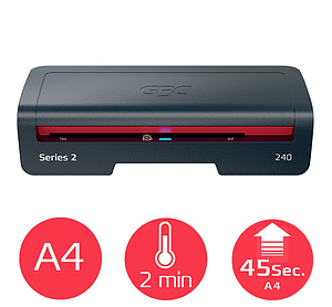 TERMOLAMINADORA GBC 240 A4 75-125MIC