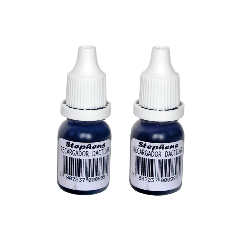 TINTA DACTILAR STEPHENS NEGRA 10 cc