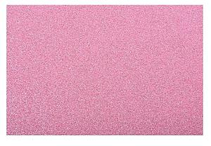 PLIEGO GOMA EVA TORRE GLITTER 40 X 60CMS. ROSADA