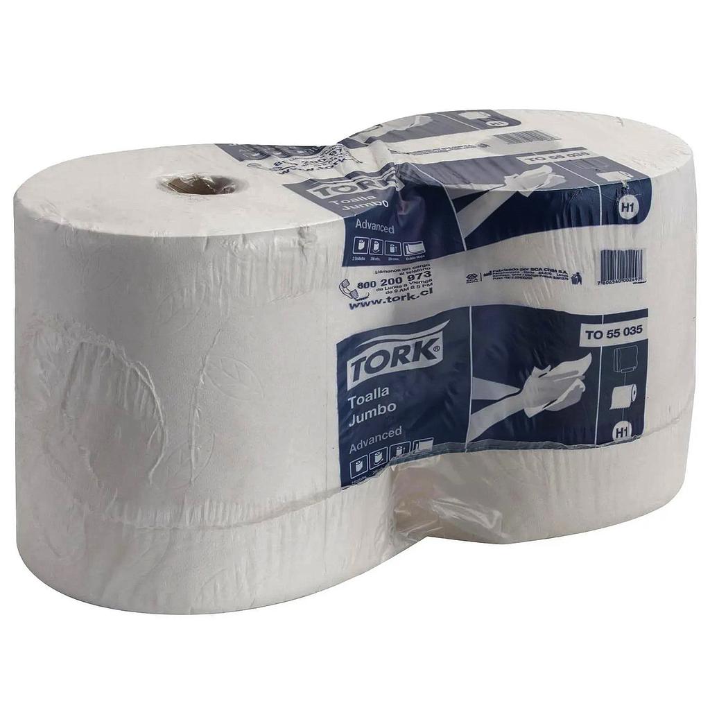 TOALLA JUMBO TORK ADVANCE 2 X 200 MTRS