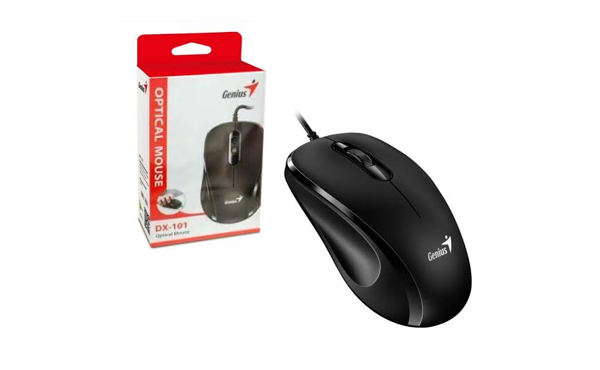MOUSE ALAMBRICO GENIUS USB-A DX-101 NEGRO 