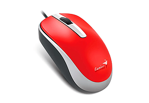 MOUSE ALAMBRICO GENIUS USB-A DX-120 ROJO
