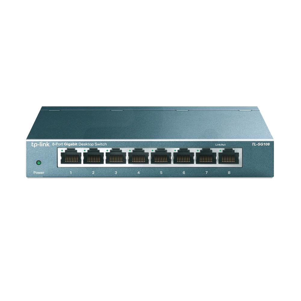 SWITCH TP-LINK 8 POTR 8POE GIGABIT  LS108GP 62W