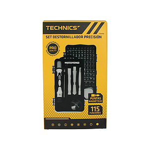SET DESTORNILLADOR PRECISION TECHNICS PUNTAS MAGNÉTICAS