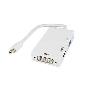 ADAPTADOR MINI DISPLAYPORT A HDMI/VGA/DVI TECNOLAB TL800