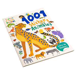 LIBRO DE STICKERS 1001 ANIAMLES  JMI EXPLORA EL MUNDO (LTBRIJBA052) 