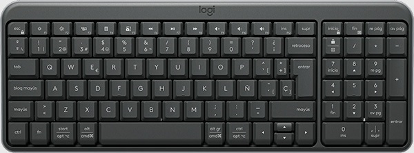 TECLADO BLUETOOTH LOGITECH K250 GRAFITO