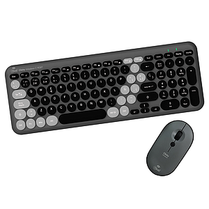 KIT TECLADO Y MOUSE MLAB INALAMBRICO DUAL BT C90BT NEGRO