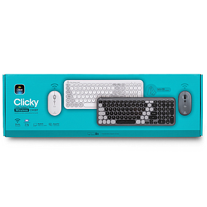 KIT TECLADO Y MOUSE MLAB INALAMBRICO DUAL BT C90BT GRIS