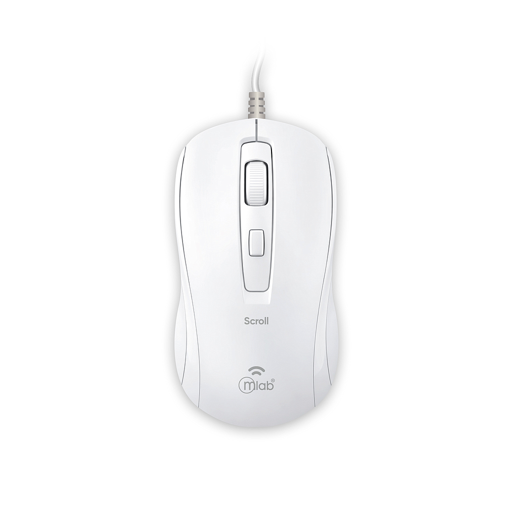 MOUSE ALAMBRICO MLAB SCROLL M40C 1600DPI BLANCO
