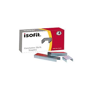 CORCHETE ISOFIT 26/6 1000 UNID. ( CH ) ( CM )
