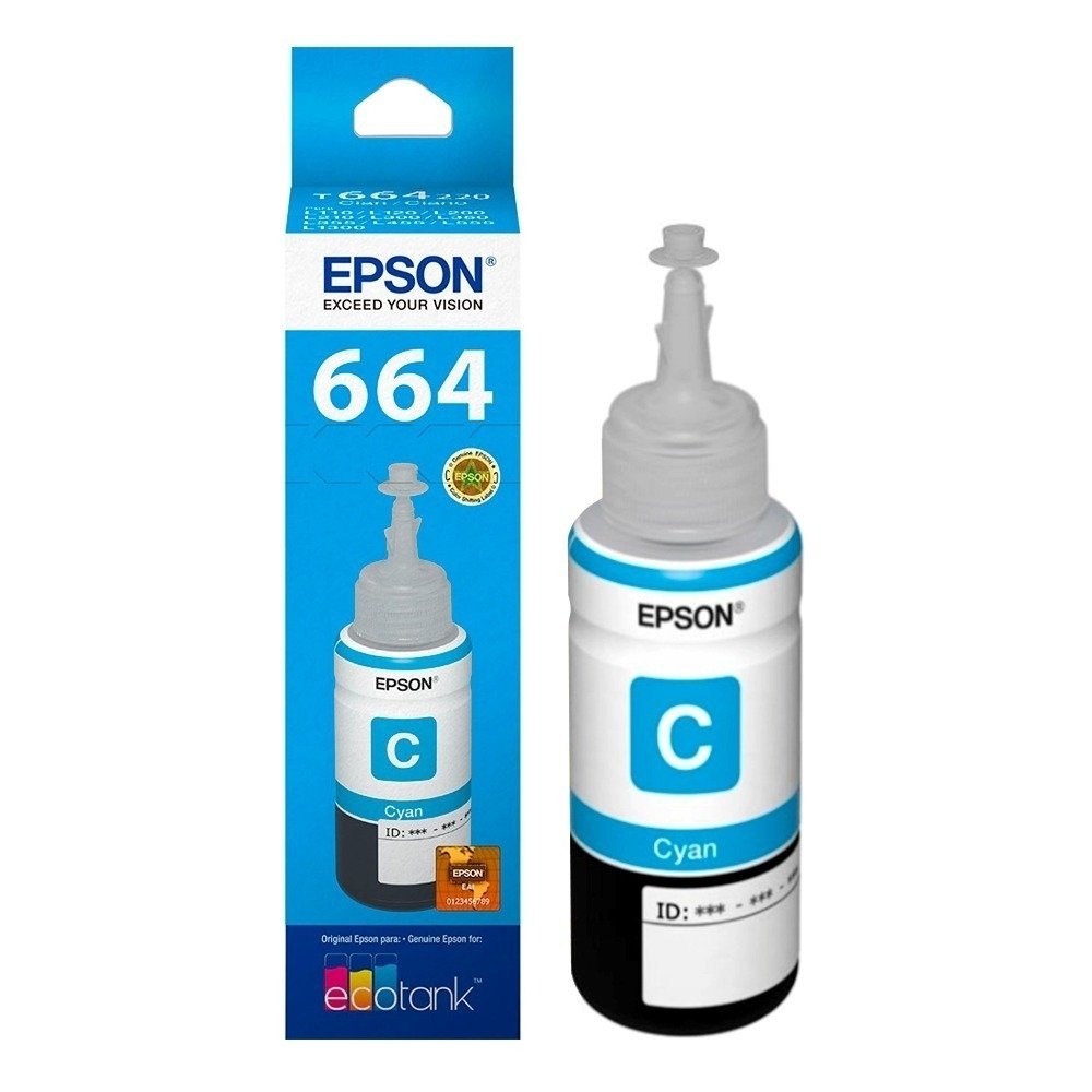 TANQUE DE TINTA EPSON T664220 CYAN