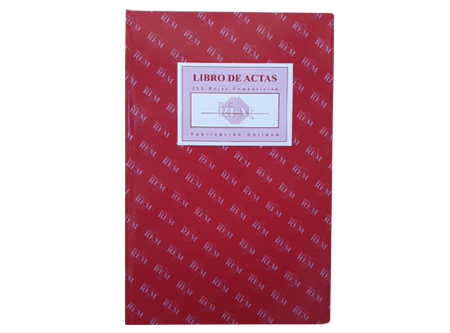 LIBRO DE ACTAS REM 400 Hjs COMPOSICION