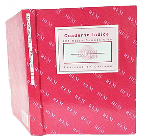 CUADERNO EMPASTADO REM INDICE 200 Hjs COMP.