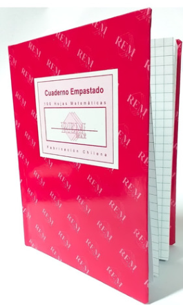 CUADERNO EMPASTADO REM 200 Hjs 7mm