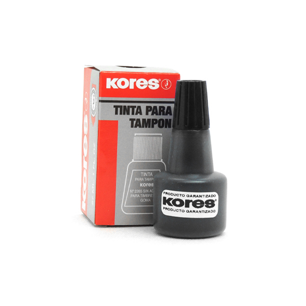 TINTA KORES TIMBRE GOMA NEGRO 27CC