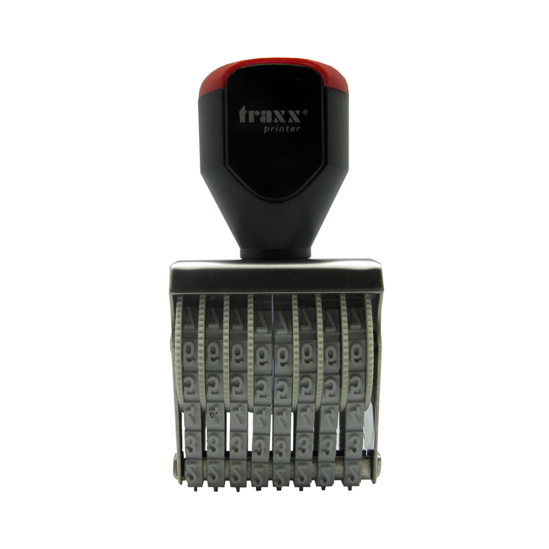 TIMBRE NUMERADOR TRAXX 8 DIGITOS 4MM (N04-08)
