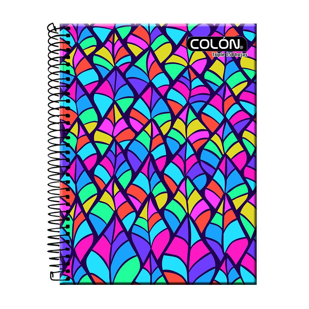 CUADERNO COLON TRIPLE 7mm 150 Hjs FEMENINO