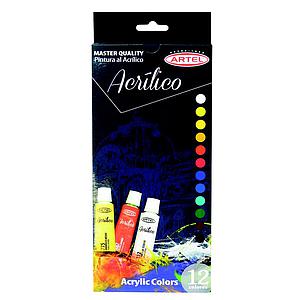 PINTURA  ACRILICA ARTEL 12 COLORES 12ML. 