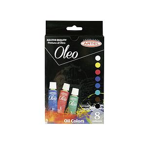 PINTURAS AL OLEO ARTEL 8 COLORES 12ML 