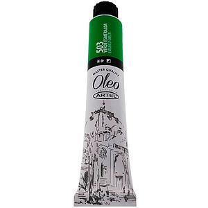 PINTURA OLEO ARTEL 22ML VERDE ESMERALDA N°503