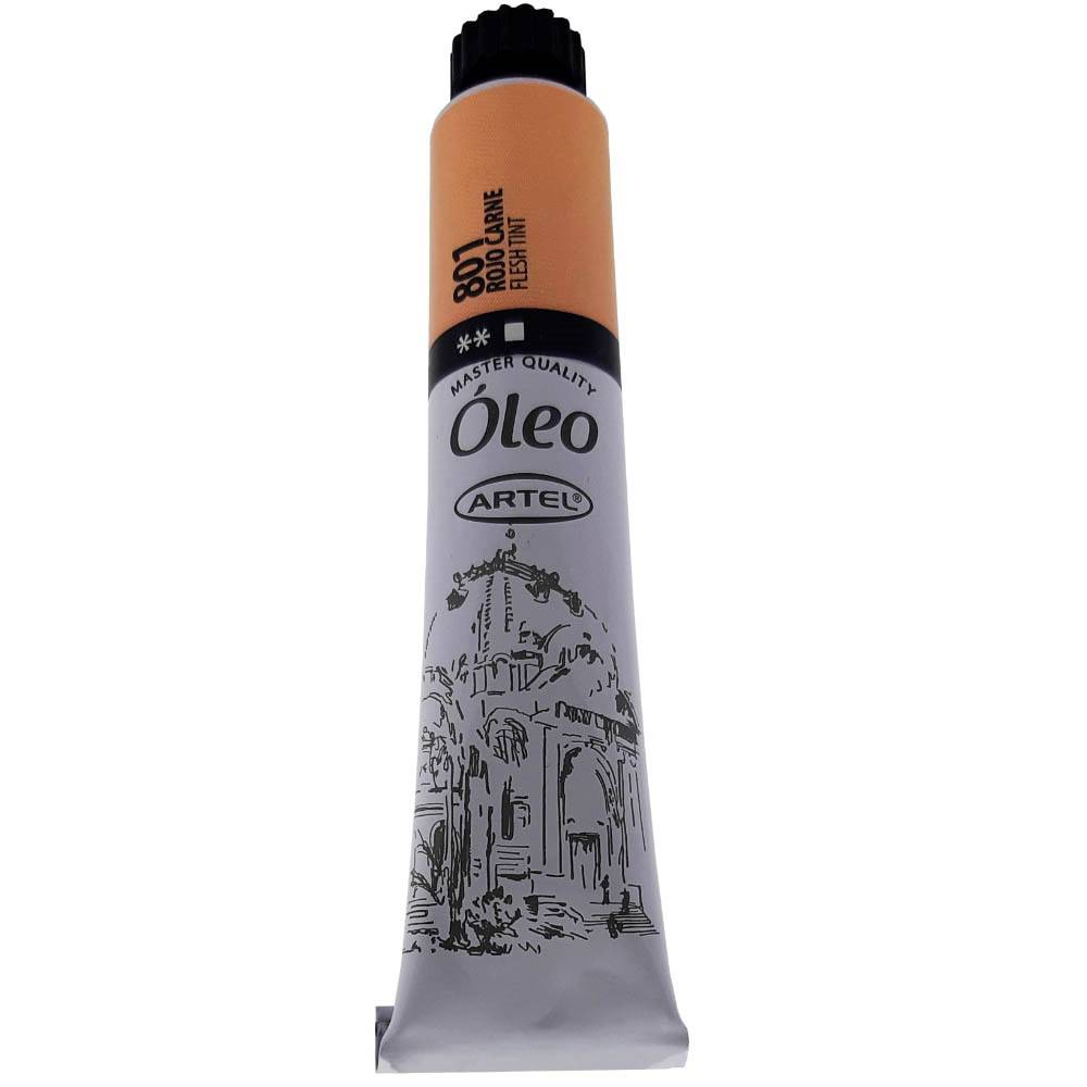 PINTURA OLEO ARTEL 22ML. ROJO CARNE N°801