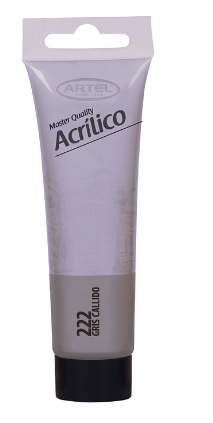 PINTURA ACRILICA ARTEL 35ML GRIS CALIDO N°222