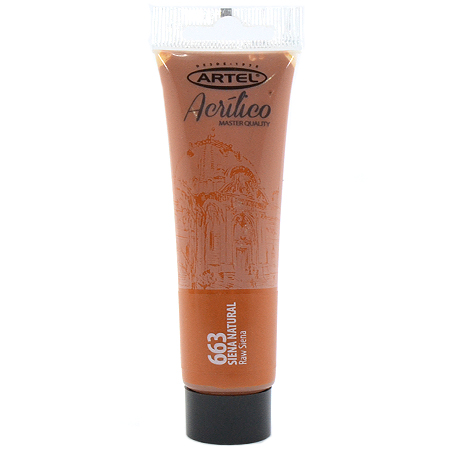PINTURA ACRILICA ARTEL 35ML. SIENA NATURAL N°663 