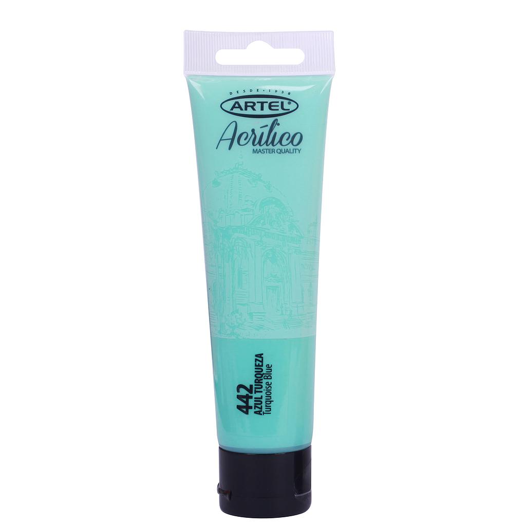 PINTURA ACRILICA ARTEL 100ML. AZUL TURQUEZA N°442