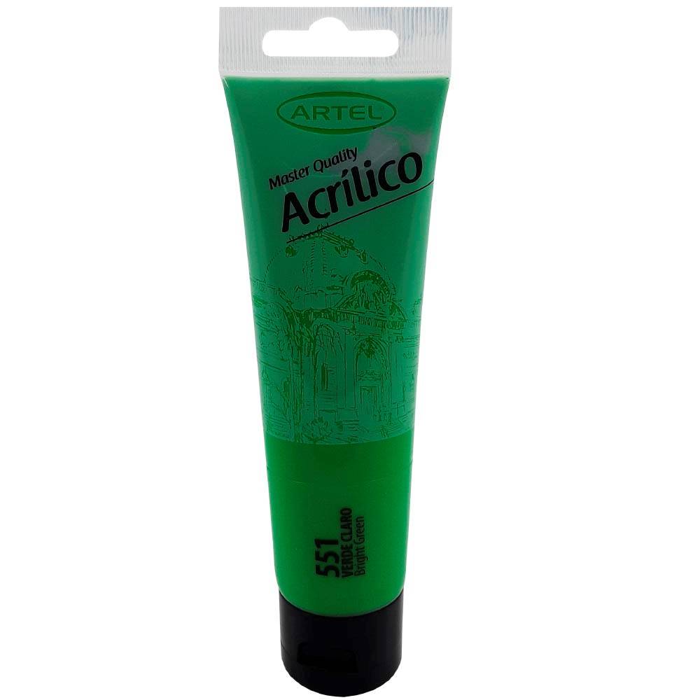 PINTURA ACRILICA ARTEL 100ML. VERDE CLARO N°551