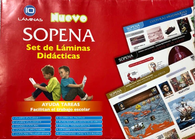 CARPETA SET DE LAMINAS DIDACTICAS  SOPENA ( DESC. )