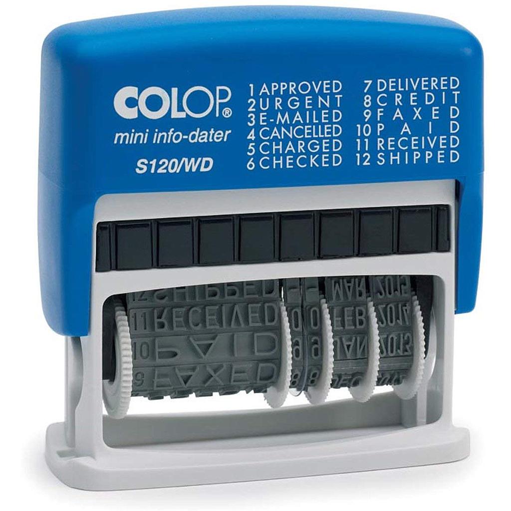 TIMBRE FECHADOR MINI-DATER S1207WD