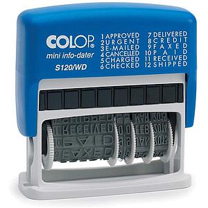 TIMBRE FECHADOR MINI-DATER S1207WD