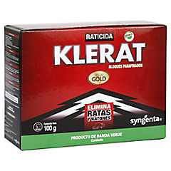 RATICIDA KLERAT BLOQUE 100 GRS