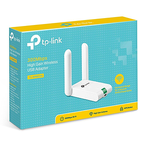 ADAPTADOR INALAMBRICO TP-LINK TL-WN822N 300Mbps 2 ANTENAS