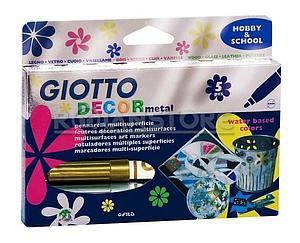 MARCADORES GIOTTO 5 COLORES METALIZADO2605