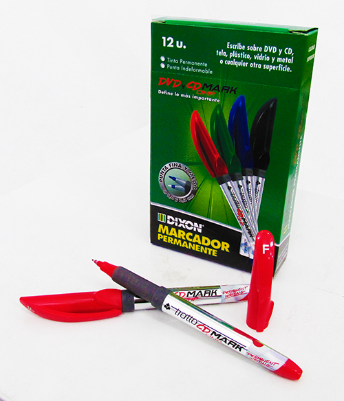 MARCADOR CD/DVD TRATTO FINO ROJO 
