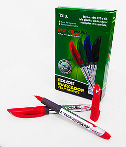 MARCADOR CD/DVD TRATTO FINO ROJO 
