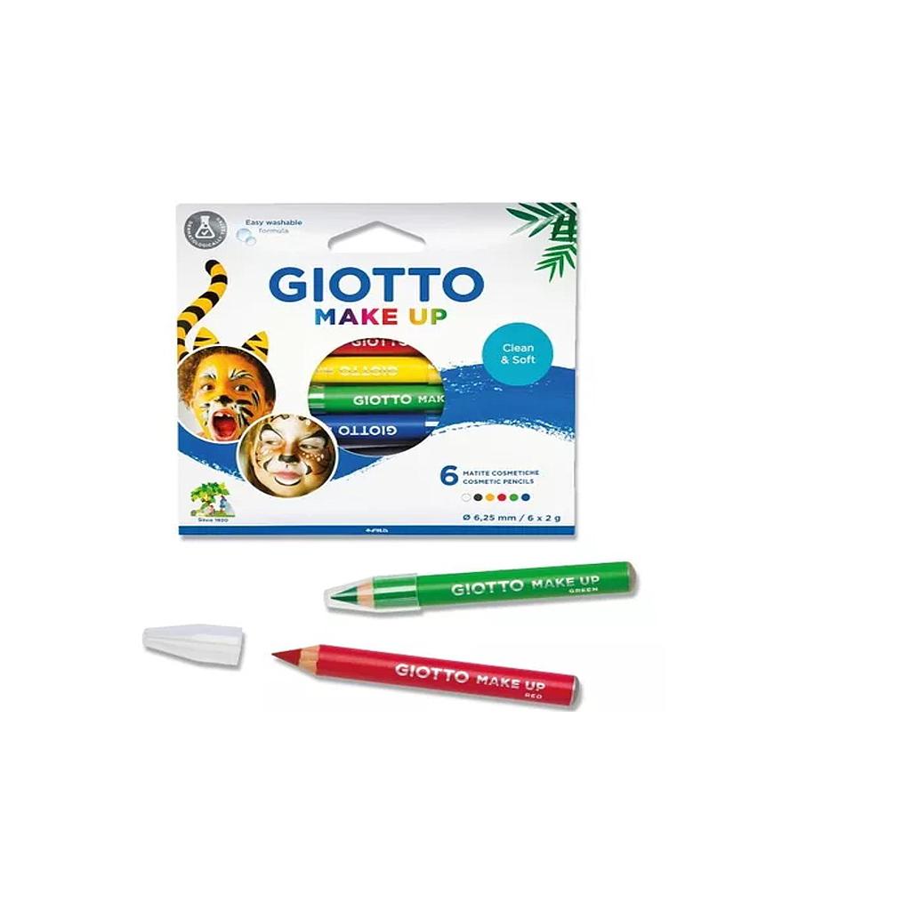LAPIZ PINTA CARA GIOTTO 6 COLORES CLASICOS