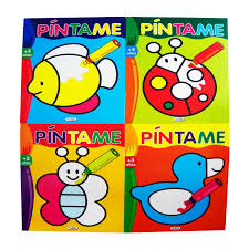 LIBRO COLECCION PINTAME 3 Y 4 AÑOS