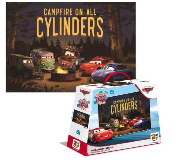 PUZZLE 100 PZAS. CARS TOYNG   ADP-6710-CA 