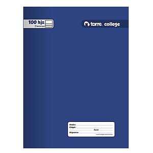CUADERNO TORRE COLLEGE LISO CIENCIAS 100 hjs.