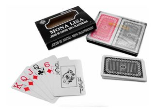 NAIPE INGLES PLASTIFICADO 2 MAZOS DOMMO BURANO