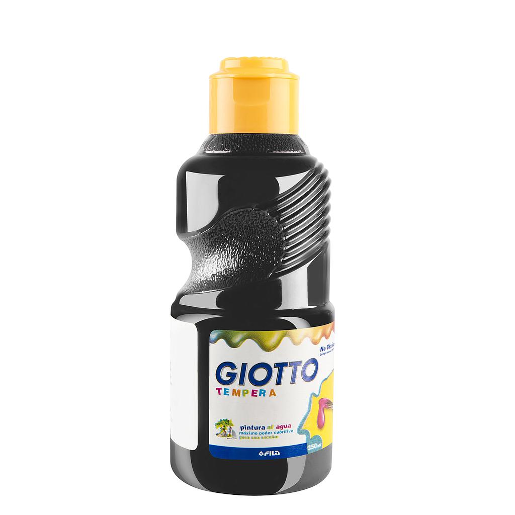 TEMPERA GIOTTO 250 ml. NEGRA 