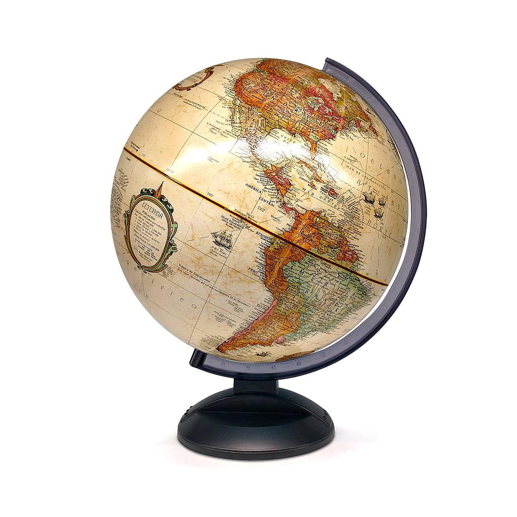 GLOBO TERRAQUEO GLOBEMASTER BASE PLASTICA SEPIA 30 CM