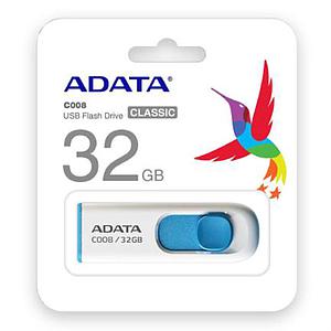 PENDRIVE ADATA 32GB C008 BLANCO/CELESTE