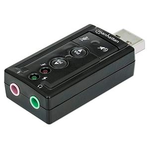 TARJETA DE SONIDO 7.1 EXTERNA MANHATTAN USB 2.0 
