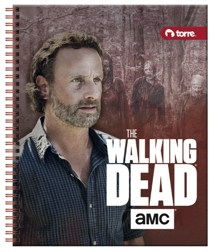 CUADERNO TORRE UNIV. 7mm 100 Hjs THE WALKING DEAD. ( DESC. )