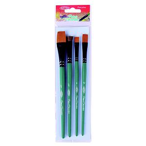 SET 4 PINCELES ARTEL  3PLANOS + 1CORTO
